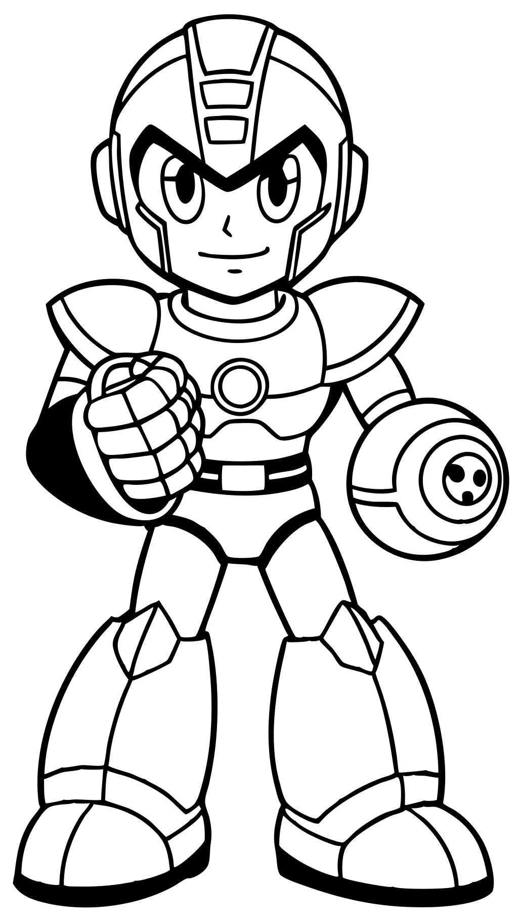 Páginas para colorear de Mega Man